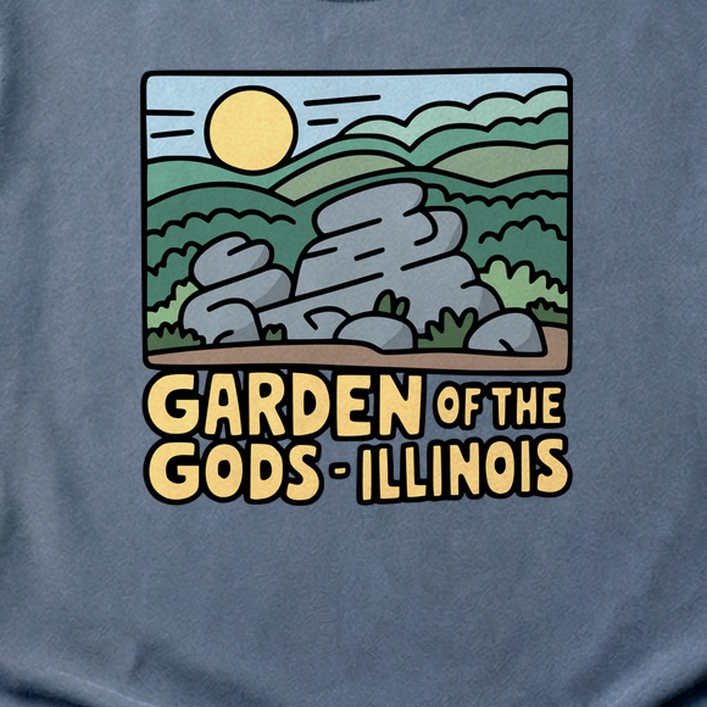 Garden of the Gods Illinois Cotton T-Shirt