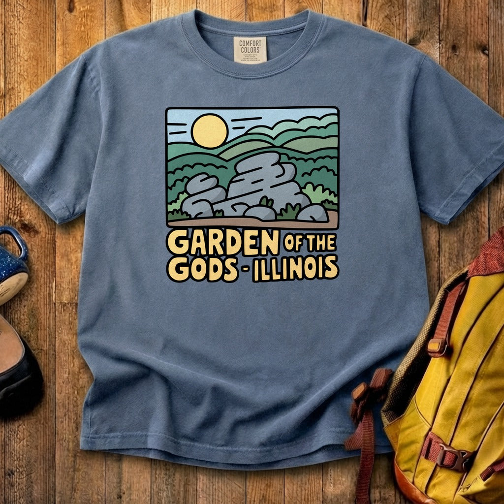 Garden of the Gods Illinois Cotton T-Shirt
