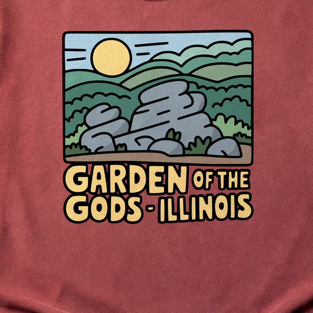 Garden of the Gods Illinois Cotton T-Shirt