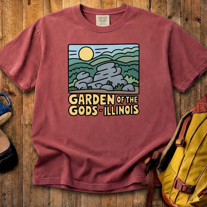 Garden of the Gods Illinois Cotton T-Shirt