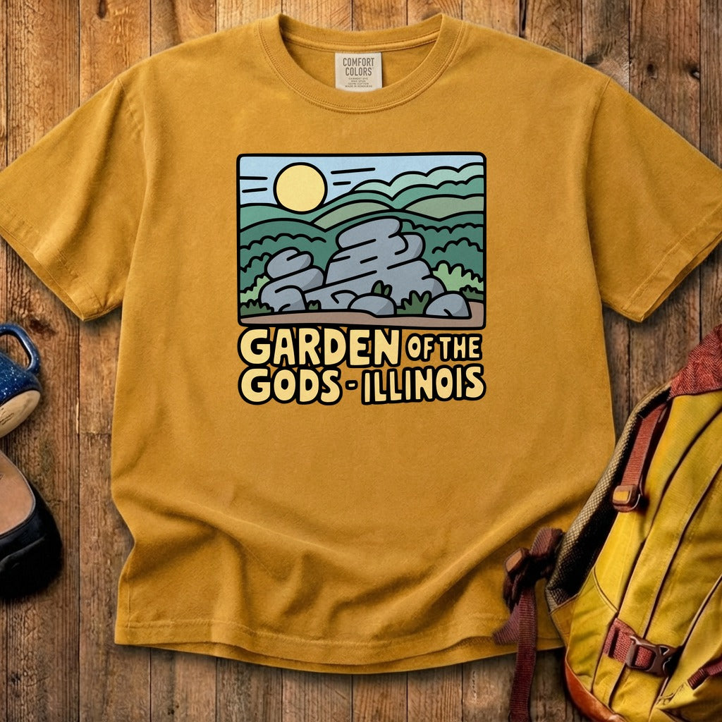 Garden of the Gods Illinois Cotton T-Shirt