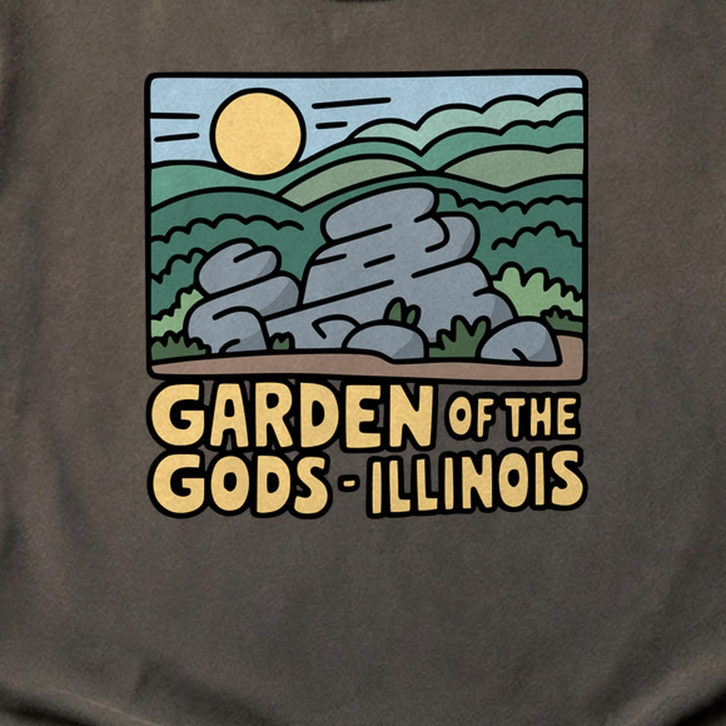 Garden of the Gods Illinois Cotton T-Shirt