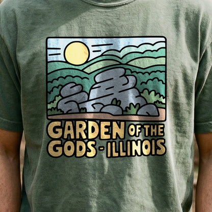 Garden of the Gods Illinois Cotton T-Shirt