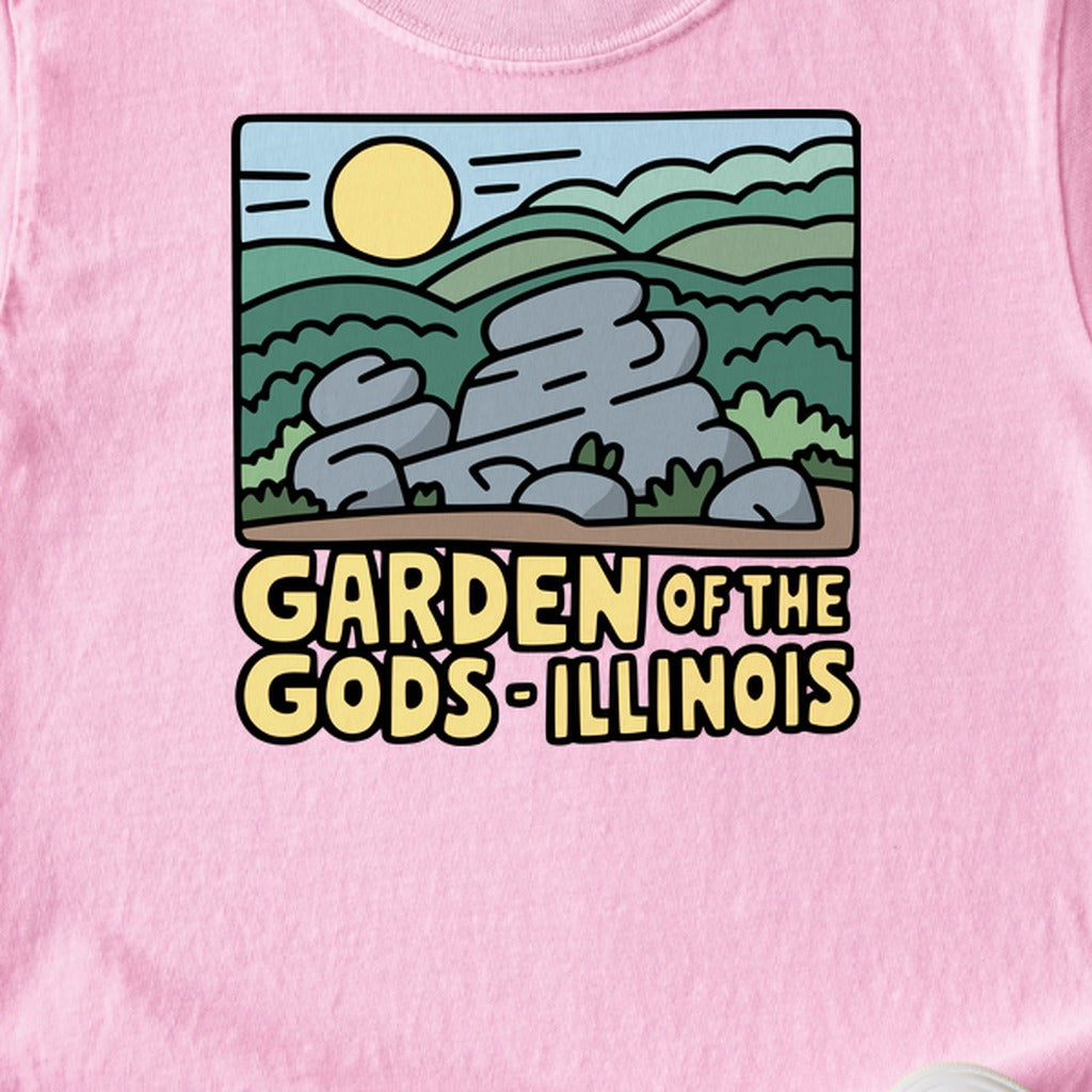 Garden of the Gods Illinois Kids Cotton T-Shirt