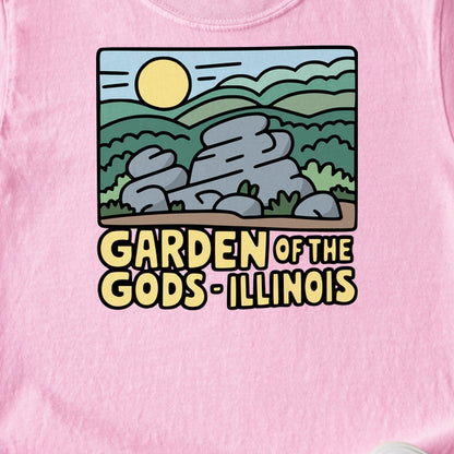 Garden of the Gods Illinois Kids Cotton T-Shirt