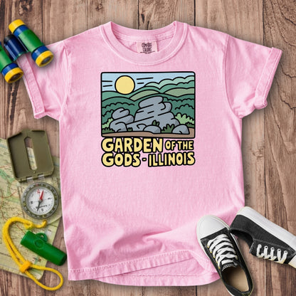 Garden of the Gods Illinois Kids Cotton T-Shirt