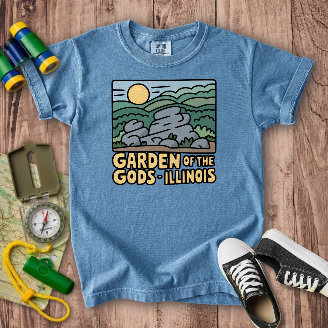Garden of the Gods Illinois Kids Cotton T-Shirt