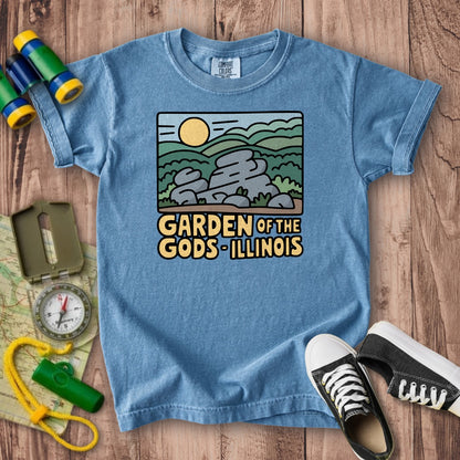 Garden of the Gods Illinois Kids Cotton T-Shirt