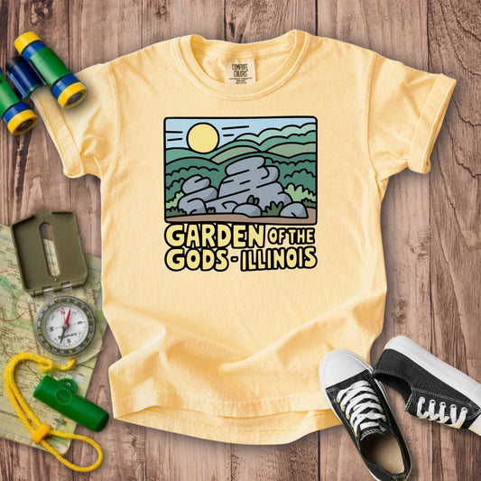 Garden of the Gods Illinois Kids Cotton T-Shirt