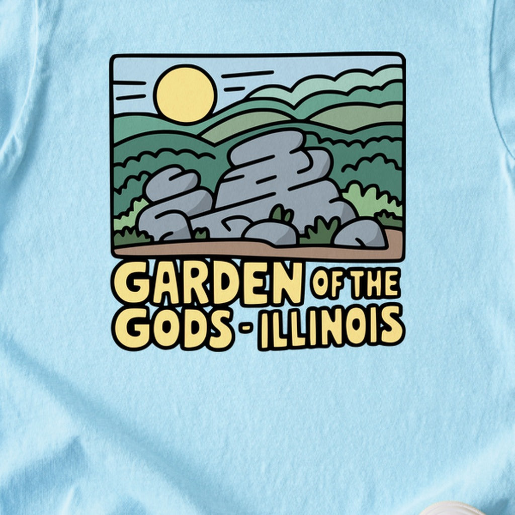 Garden of the Gods Illinois Kids Cotton T-Shirt