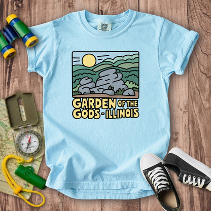 Garden of the Gods Illinois Kids Cotton T-Shirt