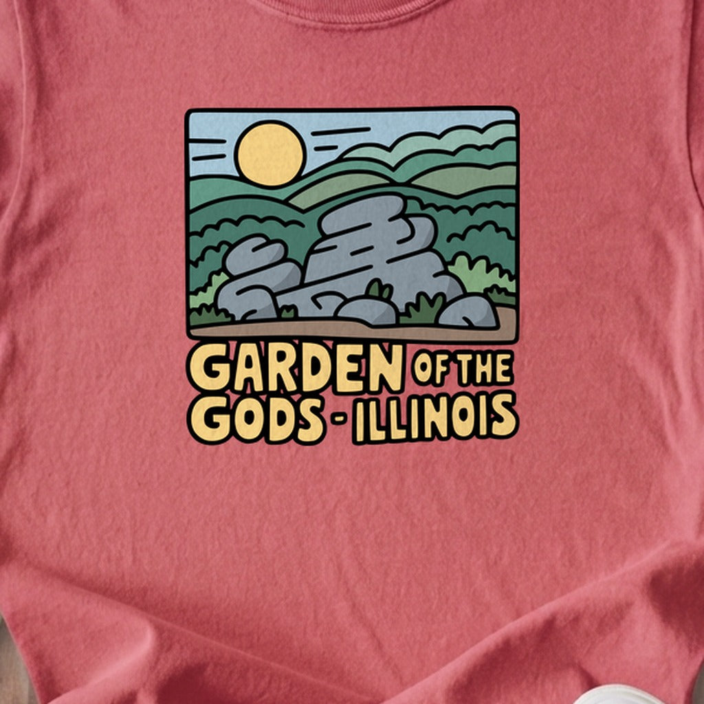 Garden of the Gods Illinois Kids Cotton T-Shirt
