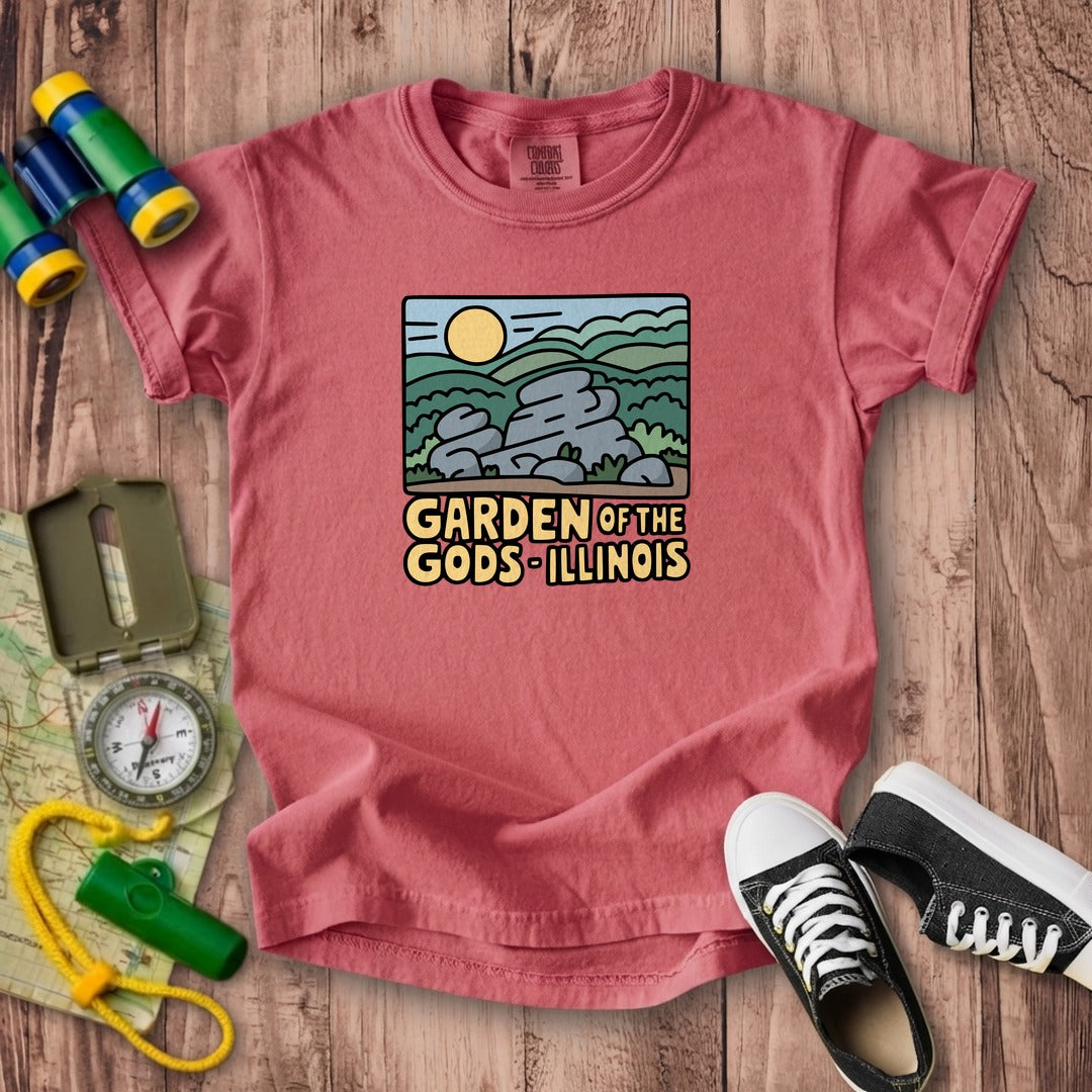 Garden of the Gods Illinois Kids Cotton T-Shirt