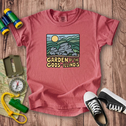 Garden of the Gods Illinois Kids Cotton T-Shirt