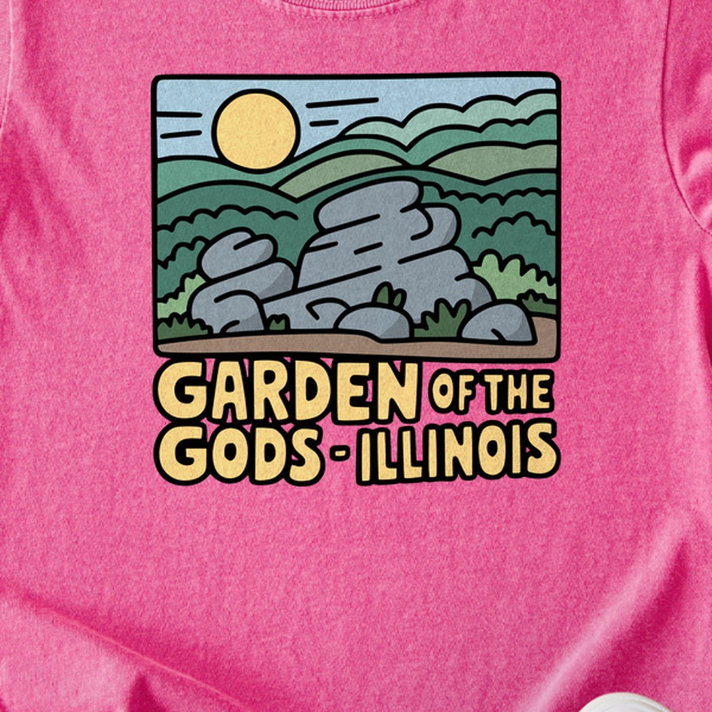 Garden of the Gods Illinois Kids Cotton T-Shirt