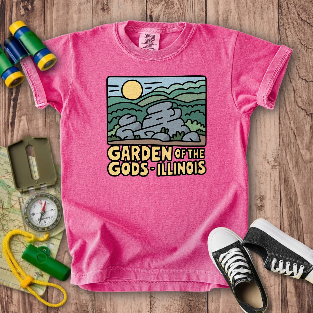 Garden of the Gods Illinois Kids Cotton T-Shirt