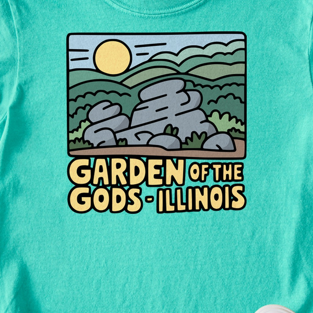 Garden of the Gods Illinois Kids Cotton T-Shirt