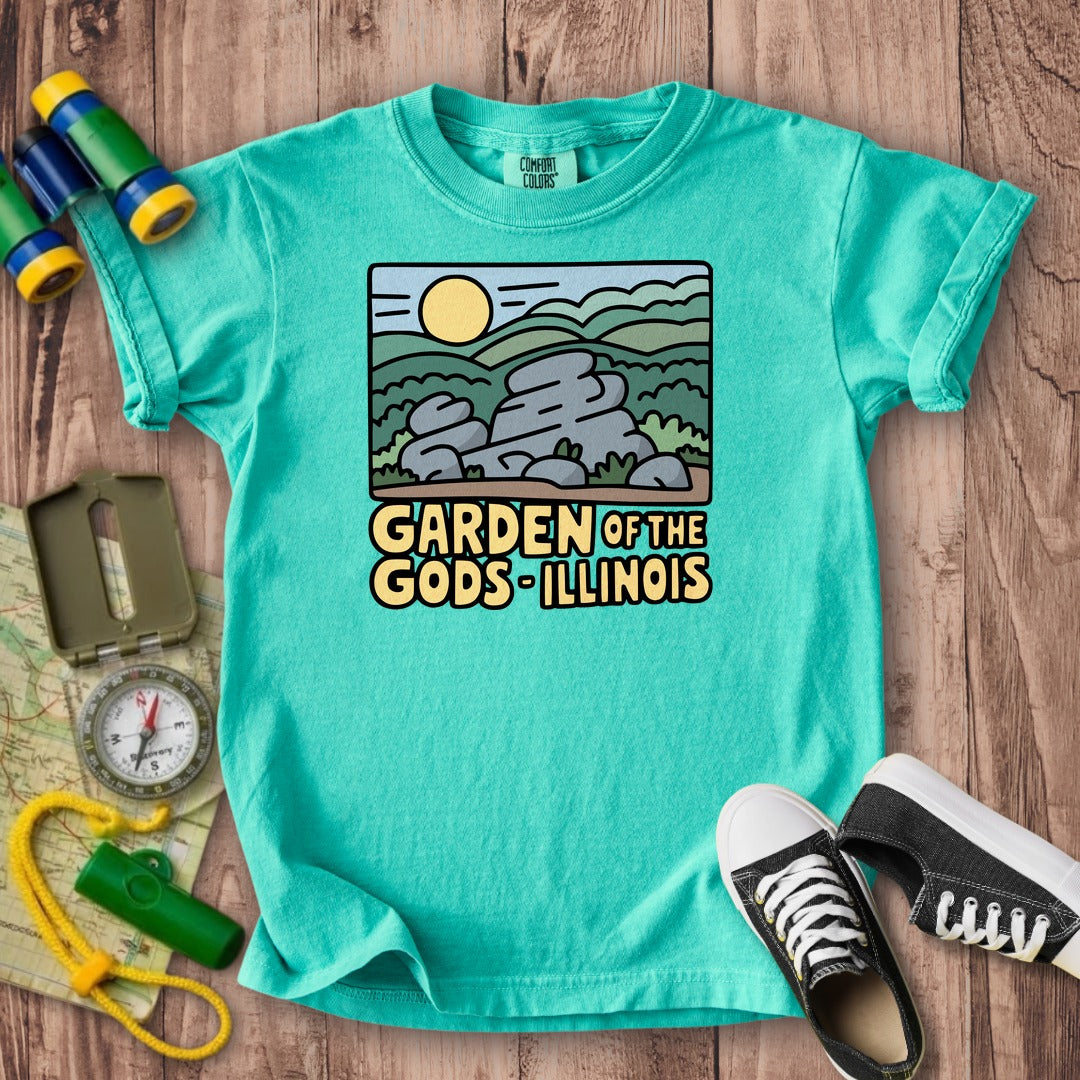 Garden of the Gods Illinois Kids Cotton T-Shirt