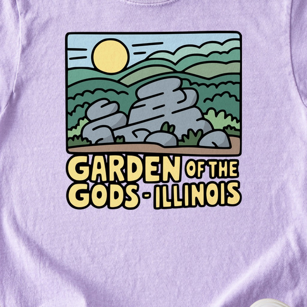 Garden of the Gods Illinois Kids Cotton T-Shirt