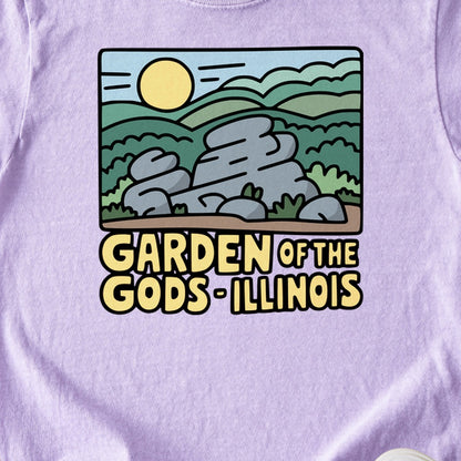 Garden of the Gods Illinois Kids Cotton T-Shirt