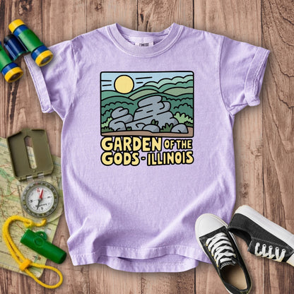 Garden of the Gods Illinois Kids Cotton T-Shirt