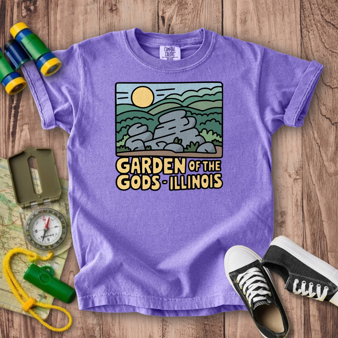 Garden of the Gods Illinois Kids Cotton T-Shirt