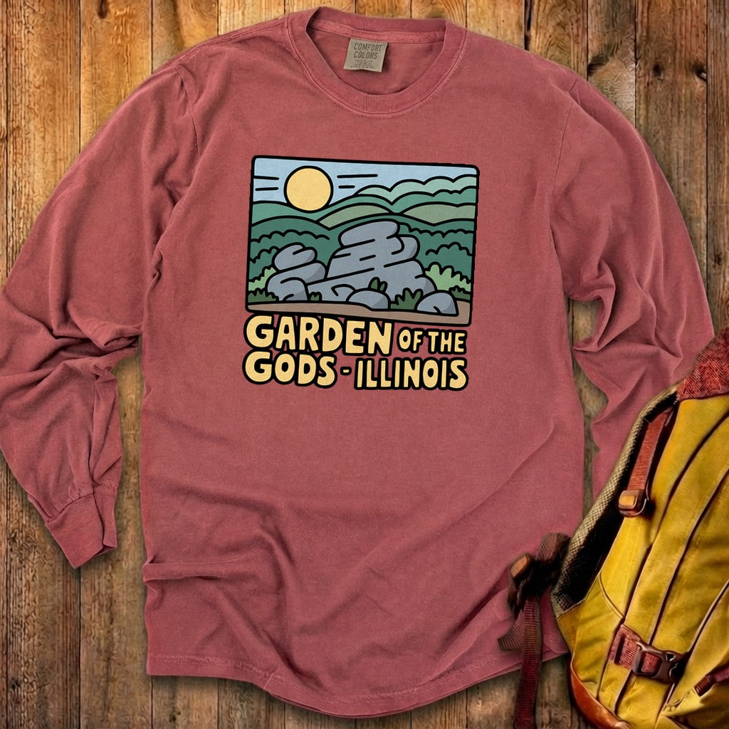 Garden of the Gods Illinois Cotton Long Sleeve