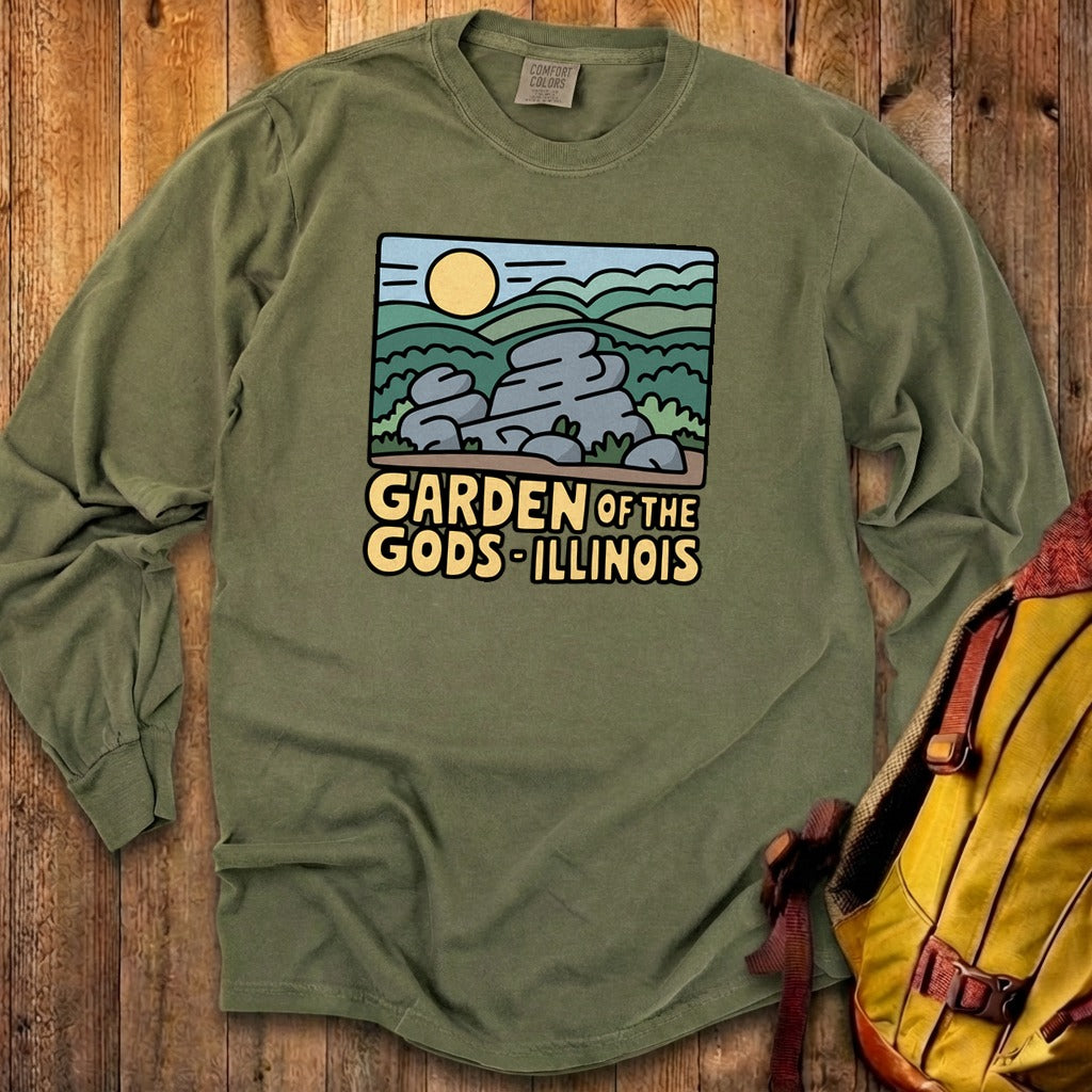 Garden of the Gods Illinois Cotton Long Sleeve