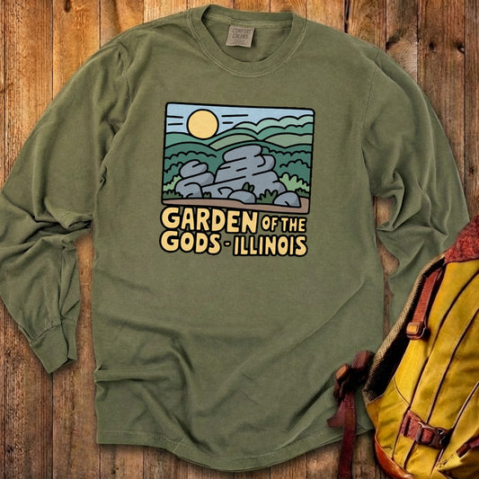 Garden of the Gods Illinois Cotton Long Sleeve