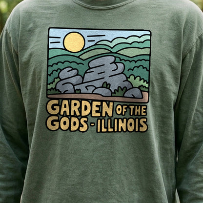 Garden of the Gods Illinois Cotton Long Sleeve