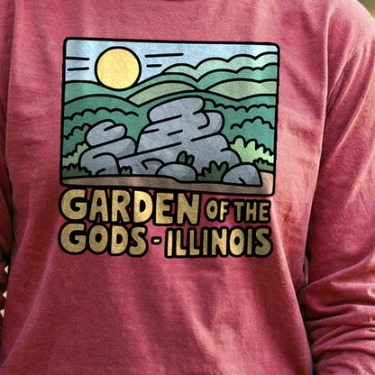 Garden of the Gods Illinois Cotton Long Sleeve