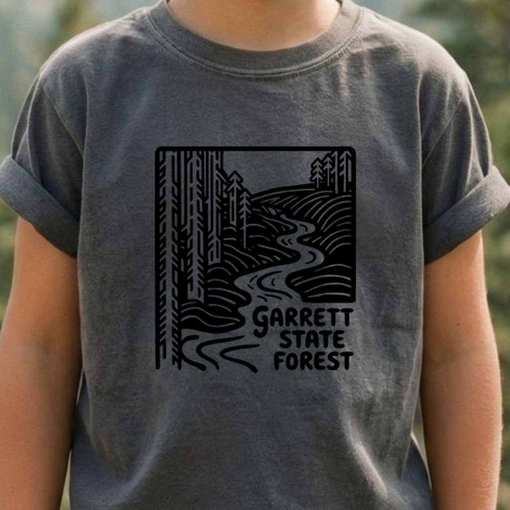 Garrett State Forest Kids Cotton T-Shirt