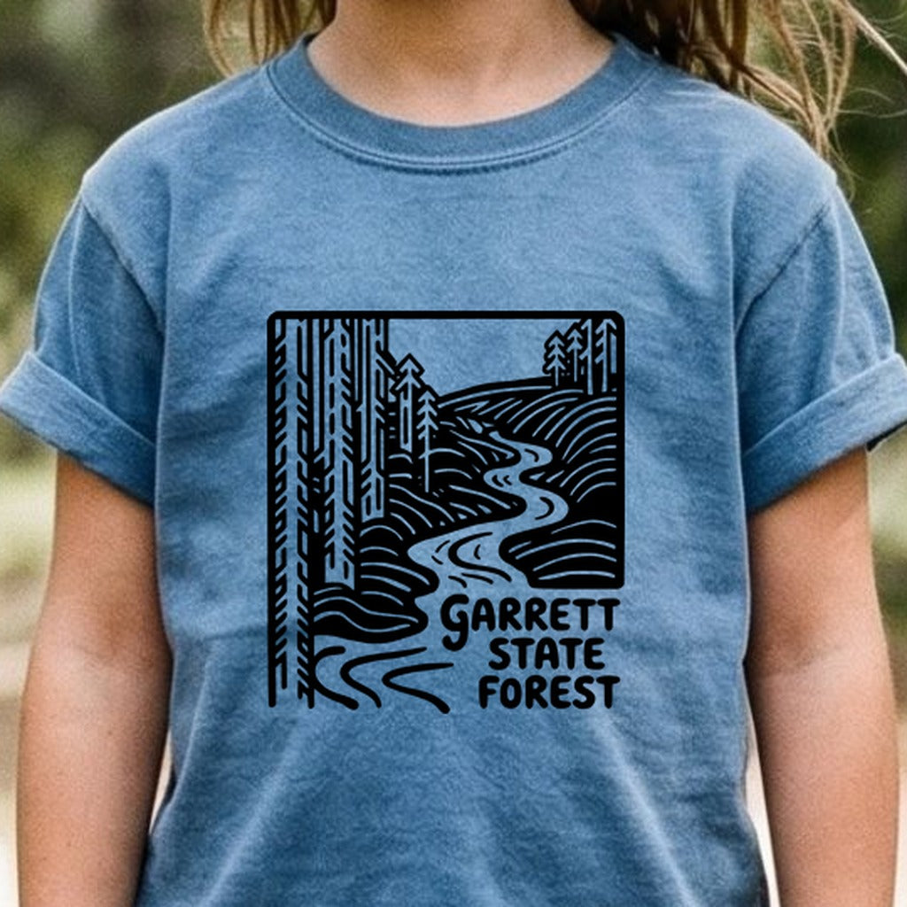 Garrett State Forest Kids Cotton T-Shirt