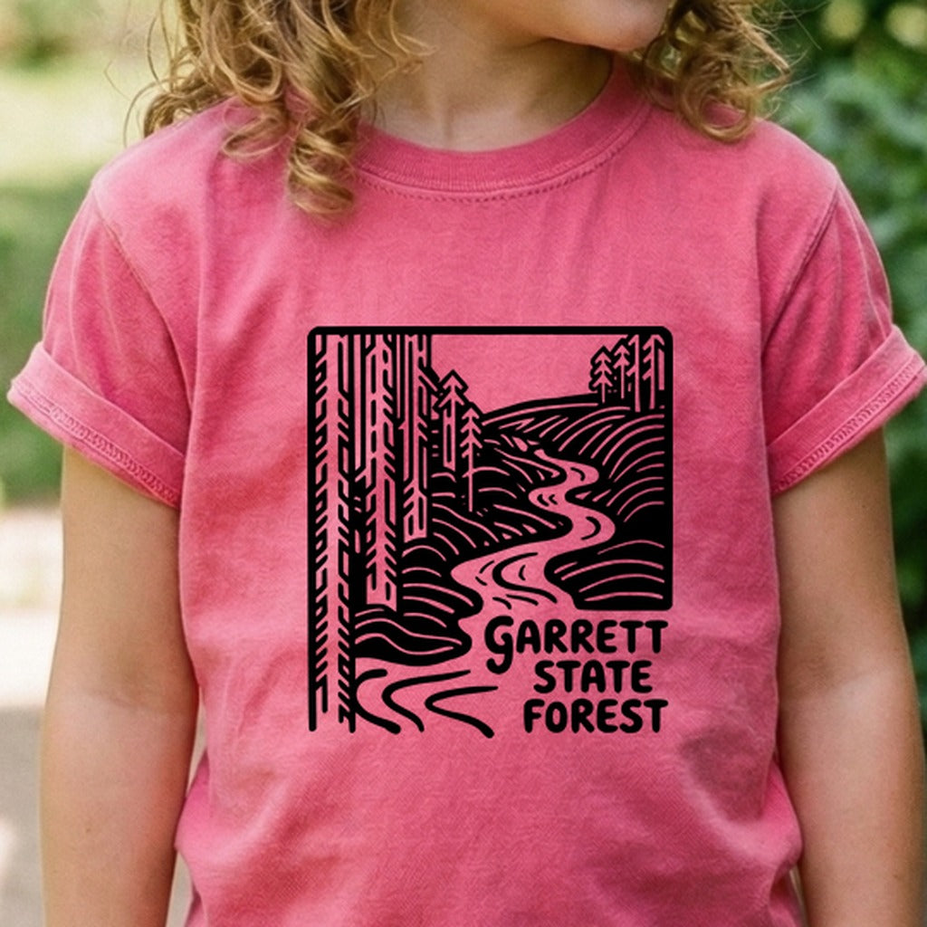 Garrett State Forest Kids Cotton T-Shirt