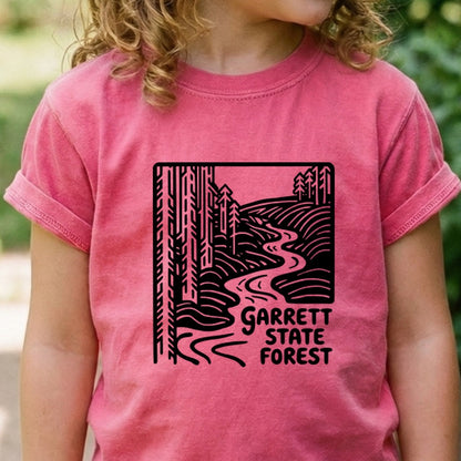 Garrett State Forest Kids Cotton T-Shirt