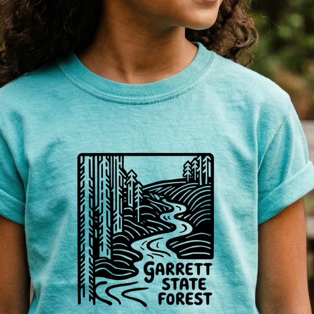 Garrett State Forest Kids Cotton T-Shirt