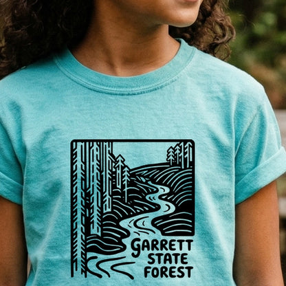 Garrett State Forest Kids Cotton T-Shirt