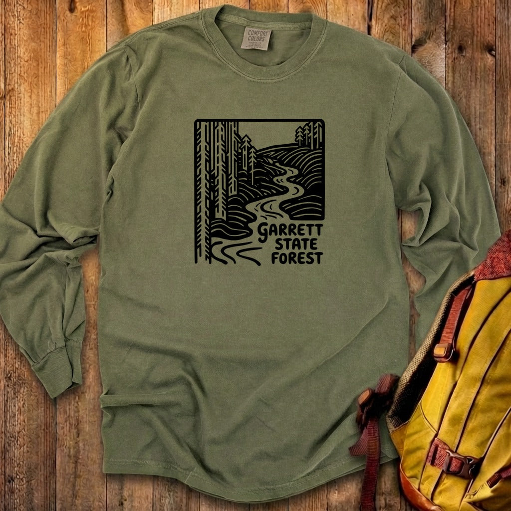 Garrett State Forest Cotton Long Sleeve