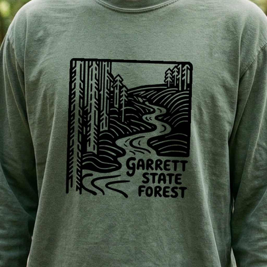 Garrett State Forest Cotton Long Sleeve
