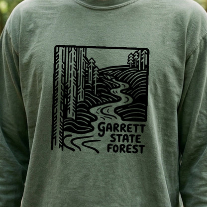Garrett State Forest Cotton Long Sleeve