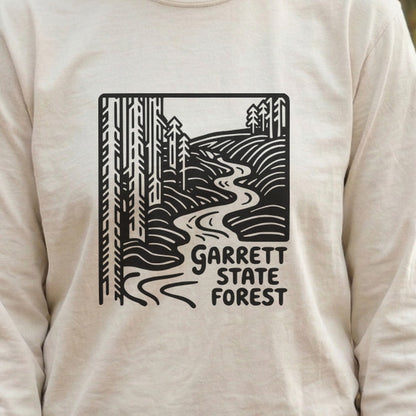 Garrett State Forest Cotton Long Sleeve