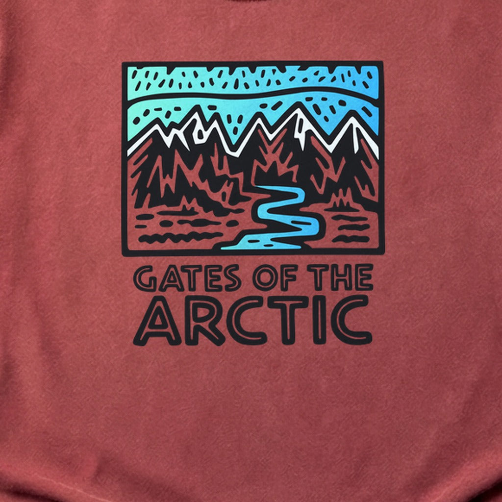 Gates of the Artic National Park Cotton T-Shirt