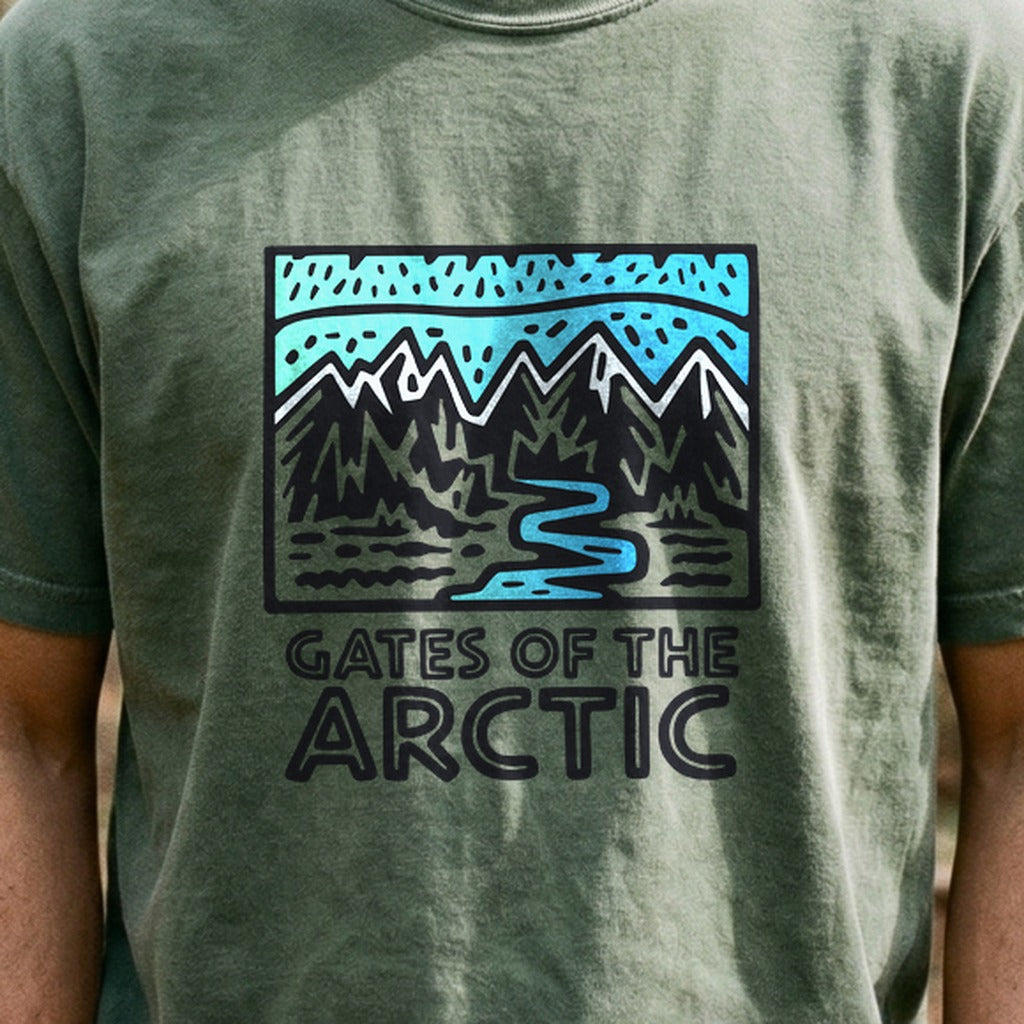 Gates of the Artic National Park Cotton T-Shirt