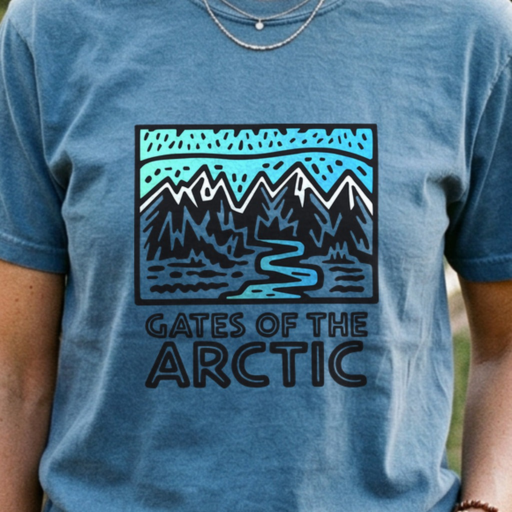 Gates of the Artic National Park Cotton T-Shirt