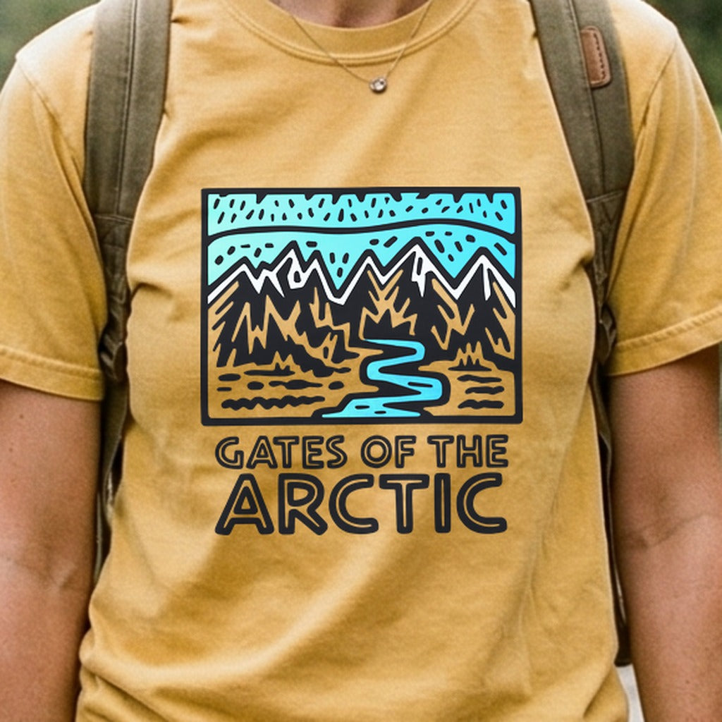 Gates of the Artic National Park Cotton T-Shirt