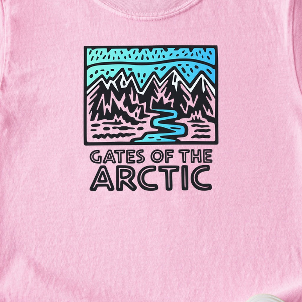 Gates of the Artic National Park Kids Cotton T-Shirt