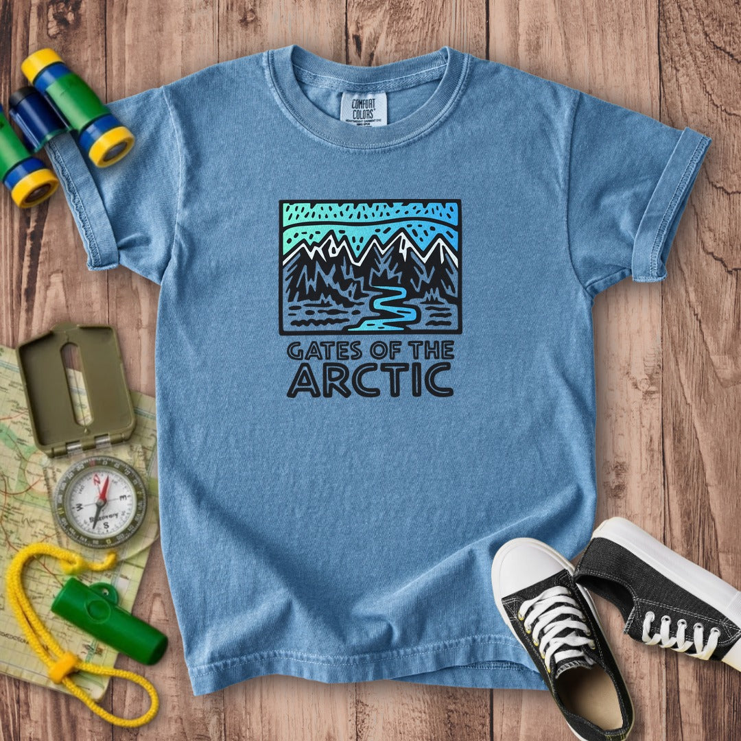Gates of the Artic National Park Kids Cotton T-Shirt