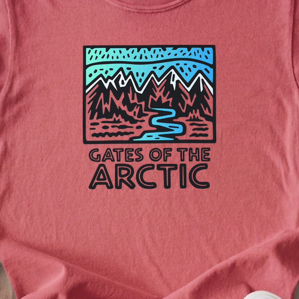 Gates of the Artic National Park Kids Cotton T-Shirt