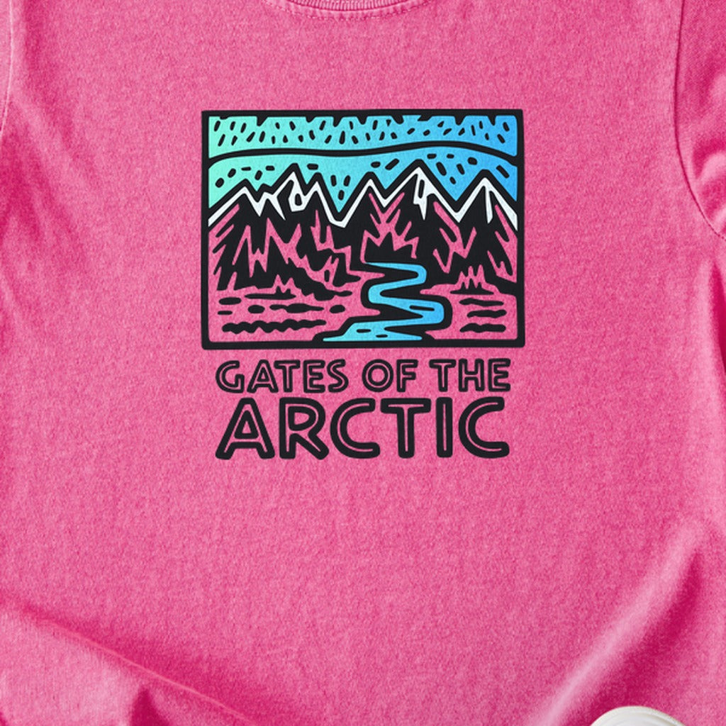 Gates of the Artic National Park Kids Cotton T-Shirt