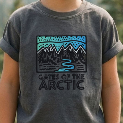 Gates of the Artic National Park Kids Cotton T-Shirt